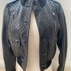 Unisex Gucci leather jacket size small